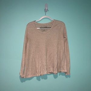 Free People Think Waffle Shirt